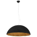 Pendant Lamp Black and Gold 70 cm E27 50941