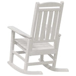 Garden Rocking Chair 2 pcs White 70 x 92 x 108cm Plastic 3335810