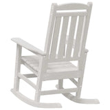 Garden Rocking Chair White 92 x 70 x 108cm HDPE 42006613