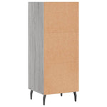 ZNTS Sideboard Grey Sonoma 34.5x32.5x90 cm Engineered Wood 828754