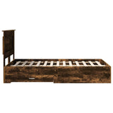 Bed Frame with Drawer with Headboard Manual Engineered Wood 3410346