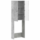 Toilet Cabinet EDE Concrete Grey 66 x 25.5 x 190 cm 896038