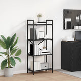 Bookshelf Black Oak 56 x 34 x 133.5 cm Engineered Wood 883868