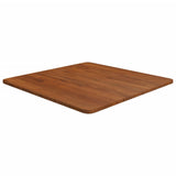 Square Table Top Dark Brown 60x60x1.5cm Treated Solid Wood Oak 343016