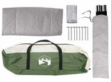 Car Tent with Roof Green 239 x 210 x 210 cm Polyester and Steel 42028535