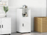 Bathroom Cabinet High Gloss White 30 x 35 x 95 cm 883318