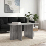 Coffee Table Grey Sonoma 87 x 50 x 45 cm Engineered Wood 8001060