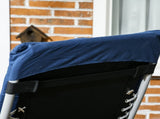 2 Piece Sun Lounger, Reclining Zero Gravity Sun Loungers with Cushions for Outdoor Patio, Blue UK T3398P318625