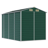 Garden Shed Green Galvanised steel Large Garden Shed 3188233