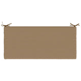 2-Piece Bench Cushions SOEST 2 pcs 100% Polyester Taupe 949365