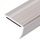 Stair Nosings in L-shape 15 pcs Aluminium 100 cm Champagne 146777