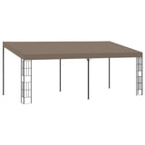 Wall-mounted Gazebo 6x3 m Taupe Fabric 312262