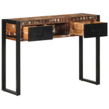 Console Table Multicolour 100x35x75 cm Solid Wood Reclaimed 4015928
