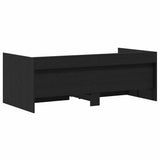 Day Bed with Drawer Grey 90 x 200 cm Engineered Wood 3345120