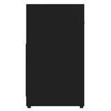 Bathroom Cabinet Black 60x33x61 cm Engineered Wood 802571
