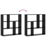 Book Cabinet 102 x 29 x 103.5 cm Engineered Wood Black Oak 8015689