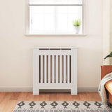 Radiator Cover 2 pcs White 78 x 19 x 81.5cm Engineered Wood 3403241