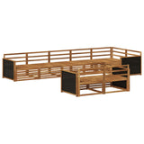 Outdoor Sofa Set 8 pcs Natural 3383492