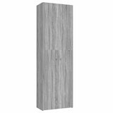 Office Cabinet Grey Sonoma 60x32x190 cm Engineered Wood 815280