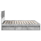 Bed Frame with Headboard Concerte 180 x 200 cm Solid Pine Wood 3409730