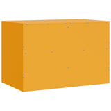TV Cabinets 2 pcs Mustard Yellow 67x39x44 cm Steel 841746