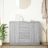 Sideboard with Drawers Grey Sonoma 100.5x35x76 cm Engineered Wood 3328449