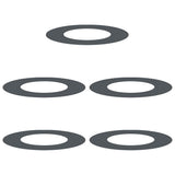 suitable for Flat Tree Rings 5 pcs Anthracite 40 / 70 cm Steel 873681