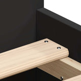 Bed Frame without Mattress Black 75x190 cm Small Single 3203818