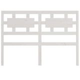 Bed Headboard White 185.5x4x100 cm Solid Wood Pine 818056