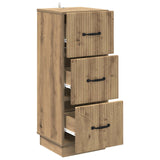 Drawer Cabinet Artisan Oak 33 x 34.5 x 87 cm Engineered Wood 895314