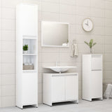 ZNTS Bathroom Cabinet High Gloss White 60x33x61 cm Engineered Wood 802648