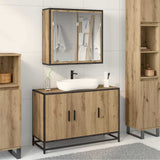 Bathroom Furniture Set 2 pcs Artisan Oak Engineered Wood 3402358