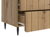 Bedside Cabinet Artisan Oak 62 x 34.5 x 49.5 cm Engineered Wood 894324