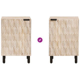 Bathroom Cabinet White 38 x 33 x 58 cm Solid Mango Wood 4017885
