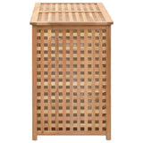 Laundry Bin 87.5x46x67 cm Solid Walnut Wood 247604