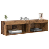 TV Cabinet Set 2 pcs Old Wood 60 x 30 x 30 cm Engineered Wood 882961