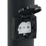 Bollard Lights with Sensor&Outlet 3pcs 110 cm Stainless Steel IP44 4006046