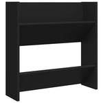 Wall Shoe Cabinets 4 pcs Black 60x18x60 cm Engineered Wood 806719