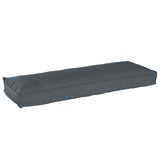 Pallet Cushion Set 2 pcs Anthracite 120 x 40 x 8 cm 42001698
