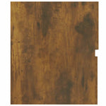 ZNTS 2 Piece Bathroom Furniture Set Smoked Oak Engineered Wood 815738