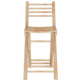 Bar Set Natural Bamboo Bamboo, Woven Banana Leaves, Galvanized Steel 341741