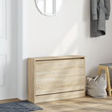 Shoe Cabinet Sonoma Oak 80x21x57 cm Engineered Wood 839912