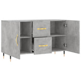 Sideboard Concrete Grey 100x36x60 cm Engineered Wood 828152