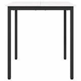 Dining Table White 70 x 70 x 75 cm Solid Pine Wood 892782