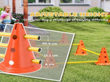 Dog Agility Equipment Set of Eight Cones 96181614