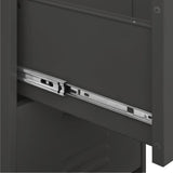 ZNTS Storage Cabinet Anthracite 42.5x35x101.5 cm Steel 336186