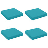 4-Piece Seat Cushions VUGHT 4 pcs 100% Polyester Turquoise 946294