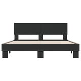 Bed Frame without Mattress Black 150x200 cm King Size 3280187