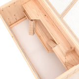 Hamster Cage 89.5x45x45 cm Solid Wood Fir 172381