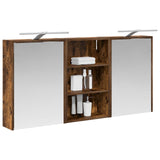 Bathroom Cabinet Set 3 pcs 126 x 16 x 62.5 cm Engineered wood 3403836